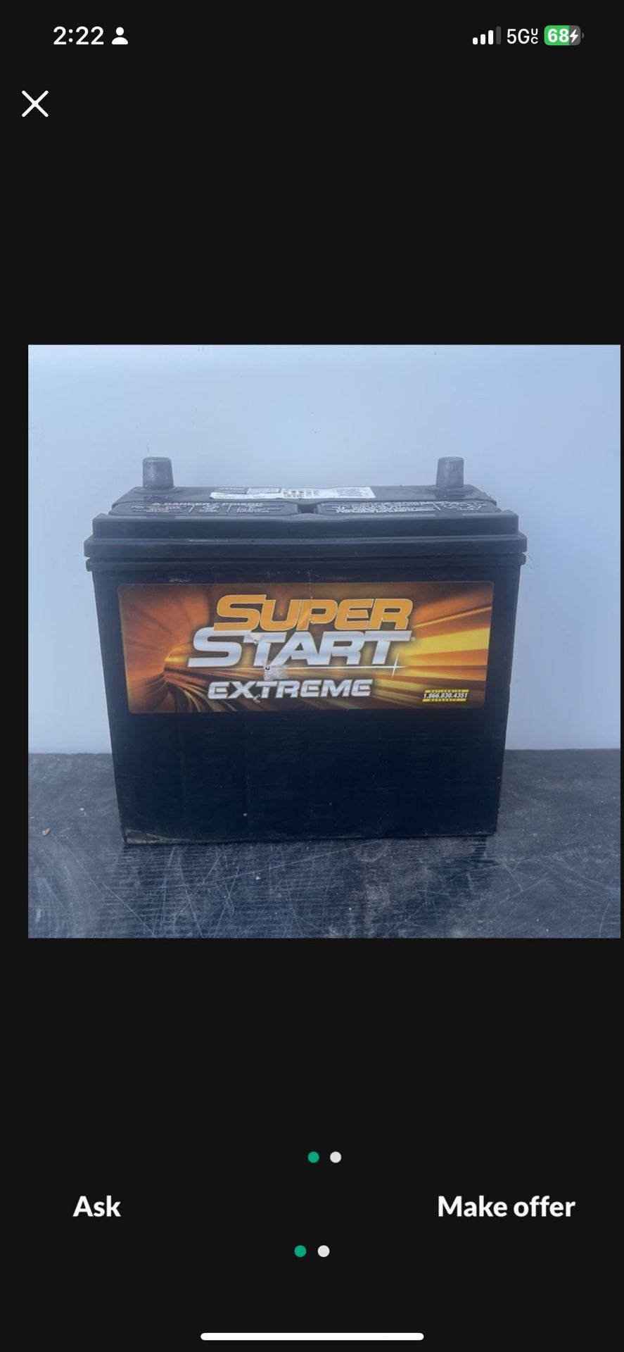 Honda Civic Car Battery Size 51r $90 With Your Old Battery 