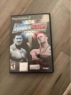 PLAYSTATION 2 game 2006 Raw Vs. SmackDown