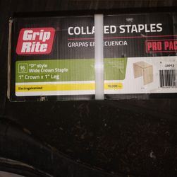 Grip rite staples