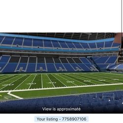 6 Apple Cup Tickets - Charter Seats - 40 Yard Line
