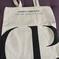 Cloth And Paper Tote Bag 