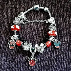 Mickey Mouse Hot Charms Bracelet On Sale Now 