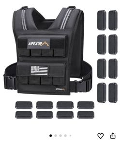 APEXUP Weighted Vest with Weight Plates