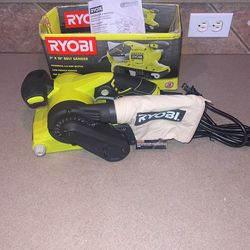 RYOBI 6 Amp Corded 3 in.W x 18 in.L Portable Belt Sander