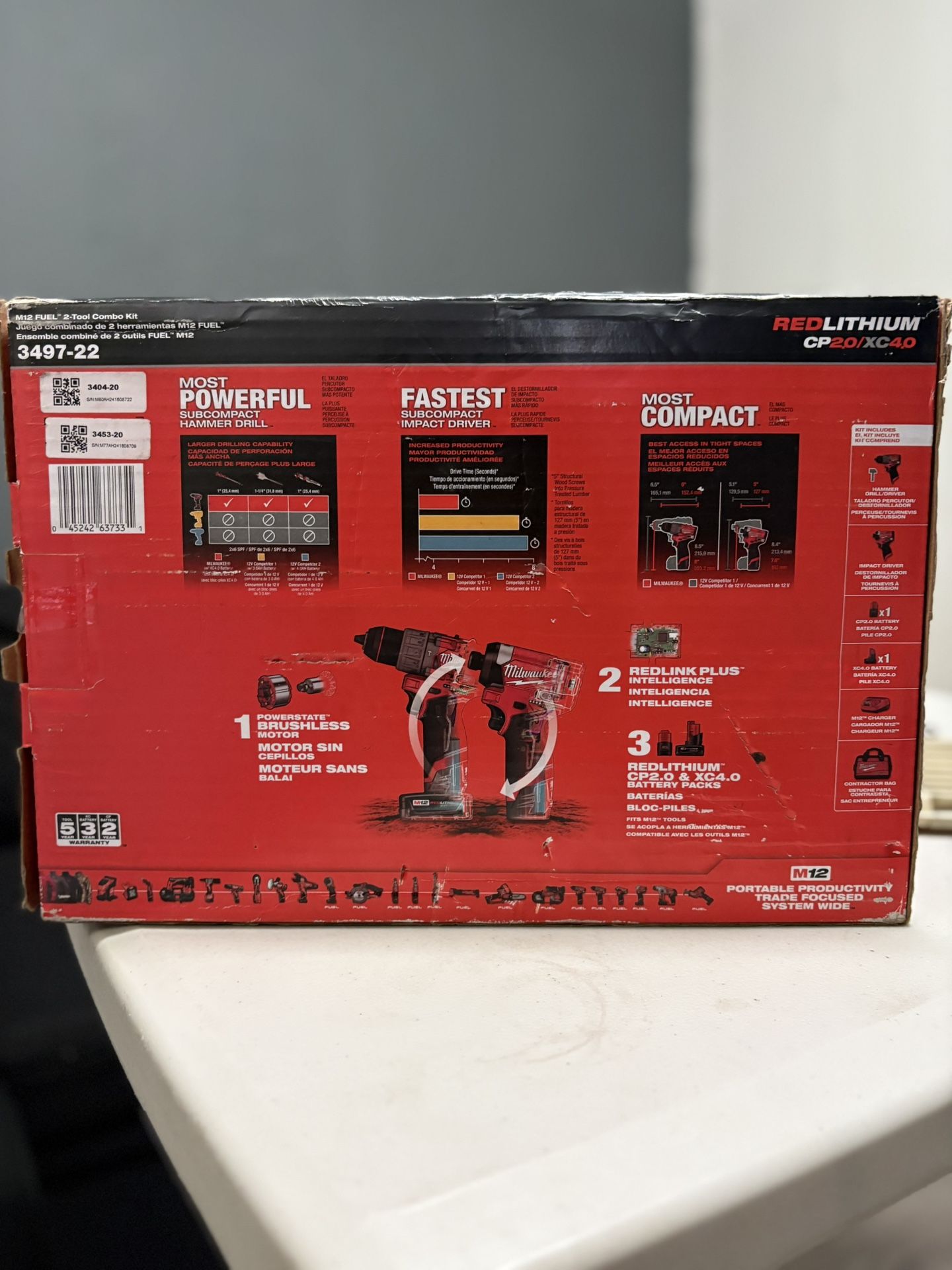 Milwaukee 2-combo Kit