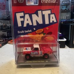 Coca-Cola 1979 Dodge 150 Macho Power Wagon Fanta Fruit Twist Car Red White Blue