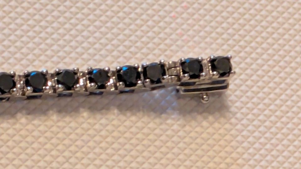 Beautiful Black Diamond Bracelet - Certified/Authenticated