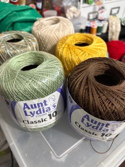 Crochet thread 5 rolls