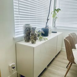 Buffet TV Console White 