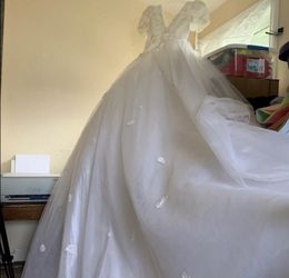 Wedding dress by Santa Monica size 14
