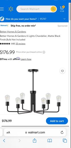 Better Home & Garden Chandelier 