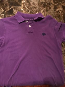 Purple polo shirt