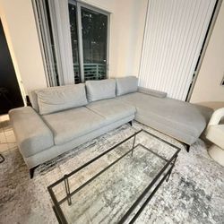 Sectional Sofá Grey