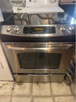 GE electric slide in stove