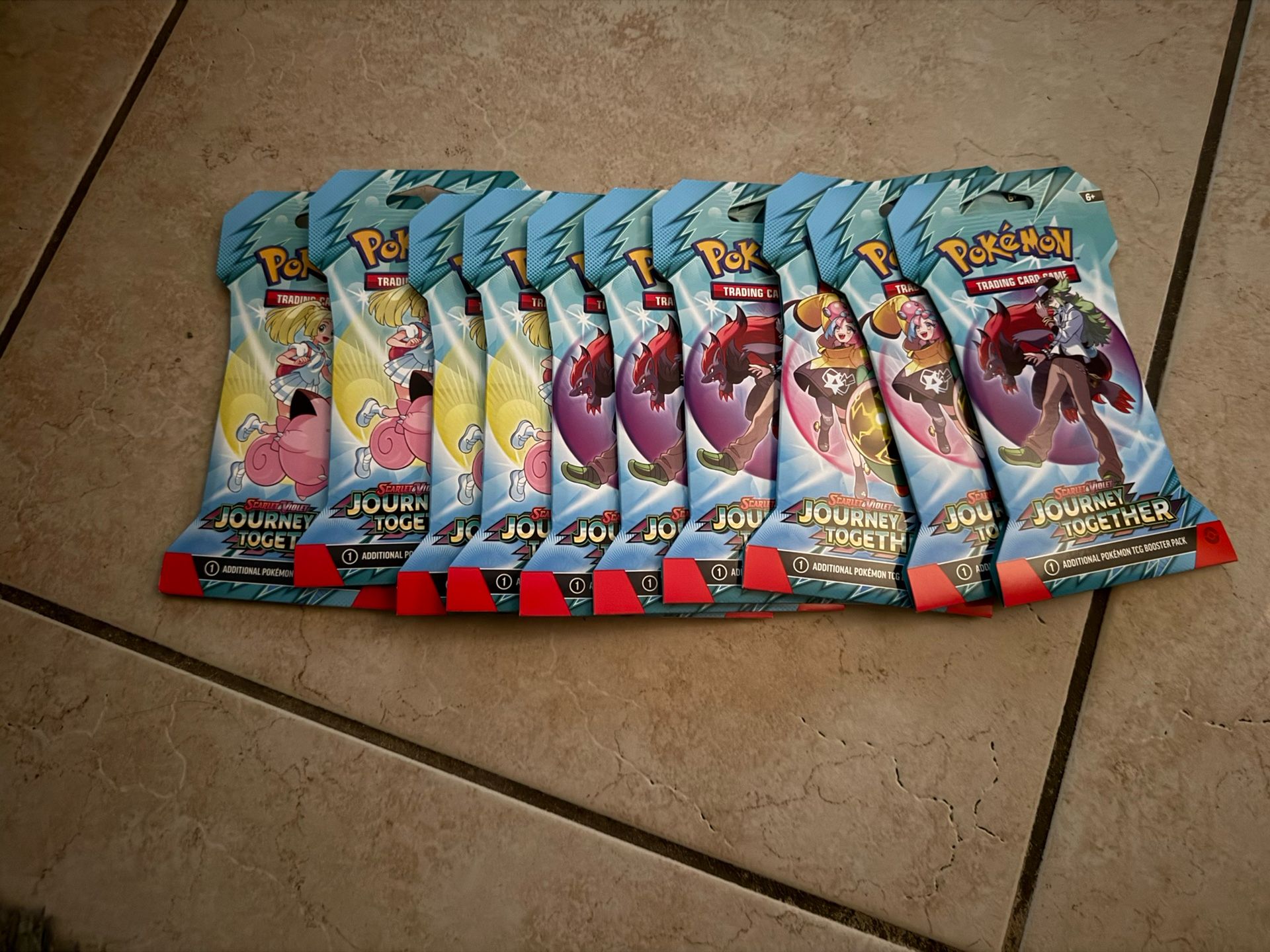 Pokémon TCG Journey Together Sleeved Booster Pack Scarlet & Violet NEW SEALED
