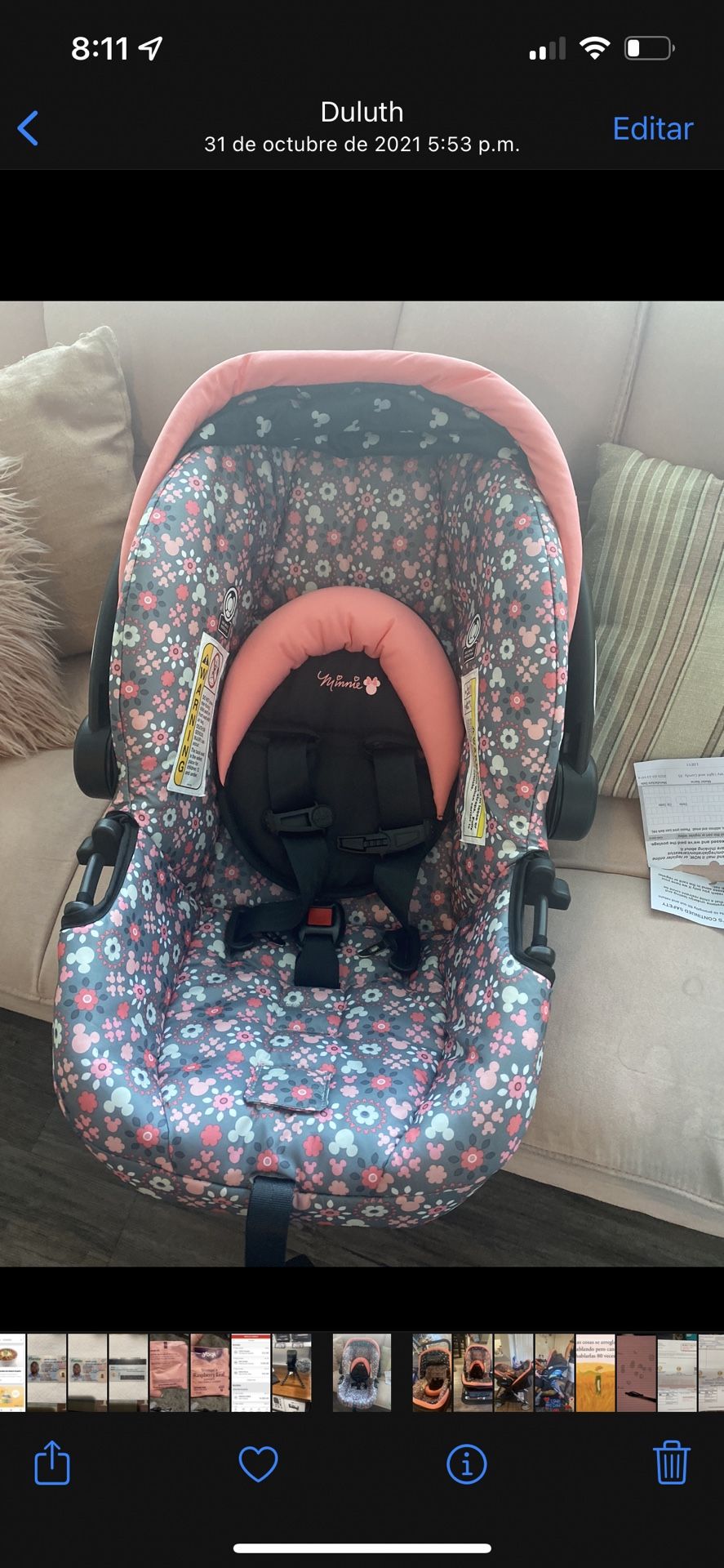 Vendo Coche Y Silla De Carro Para Bebe, Ventilador Pequeño Y Zapatos Nike Talla 11.5 (todo Negociable)