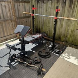 Gym Bench Set