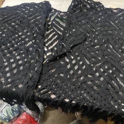 Black Shawl Sweater