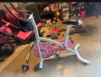 Pink Sunny Health Fitness Cycling Bike