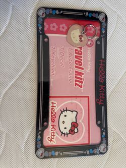 Hello Kitty License Plate Frame