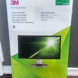 3M™ Anti-Glare Screen Filter for Monitors, 21.5" Widescreen (16:9), AG215W9B