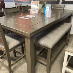 6pc Dining Room Set🤎🤎 Easy Financing Available ✅✅