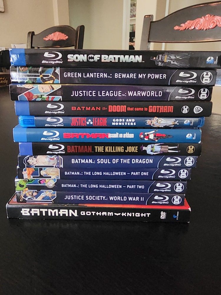 DC Animated Movie Lot