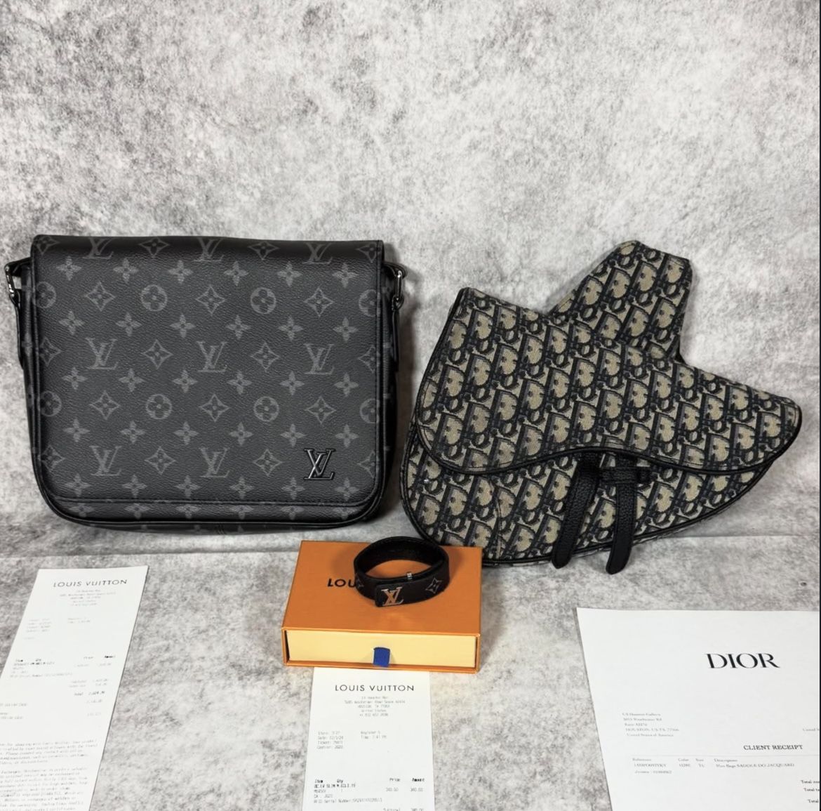 LOUIS VUITTON District PM Eclipse Monogram Eclipse