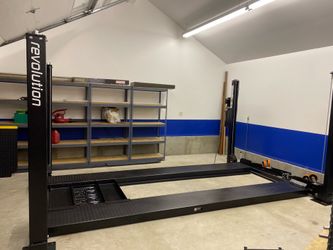 Revolution RFP8 four post car lift 8000 pounds capacity