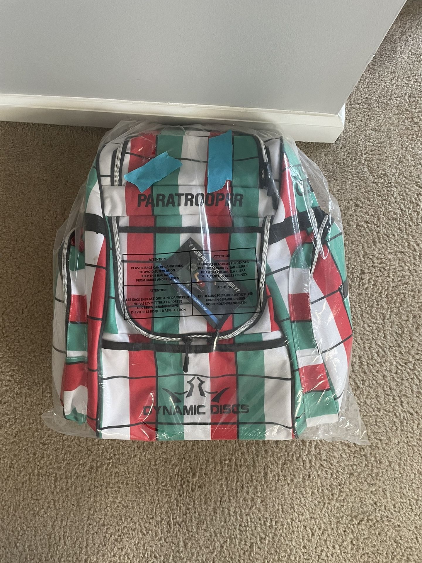 Limited Edition Italian Flag Paratrooper Disc Golf Bag Other - Sports & Outdoors
