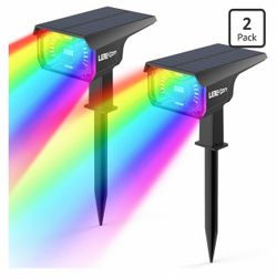 Solar Halloween Lights Outdoor Halloween Decorations Outdoor 2 Pack