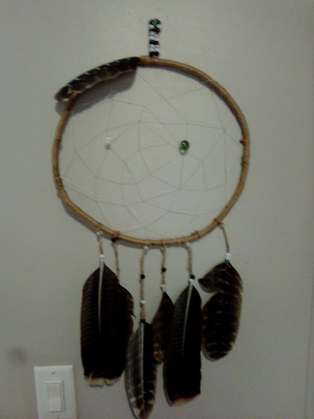 Hand Made Dream Catchers Real Turkey Feathers 