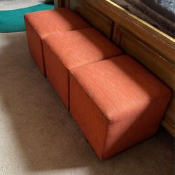 Chairs And Bench Cubes