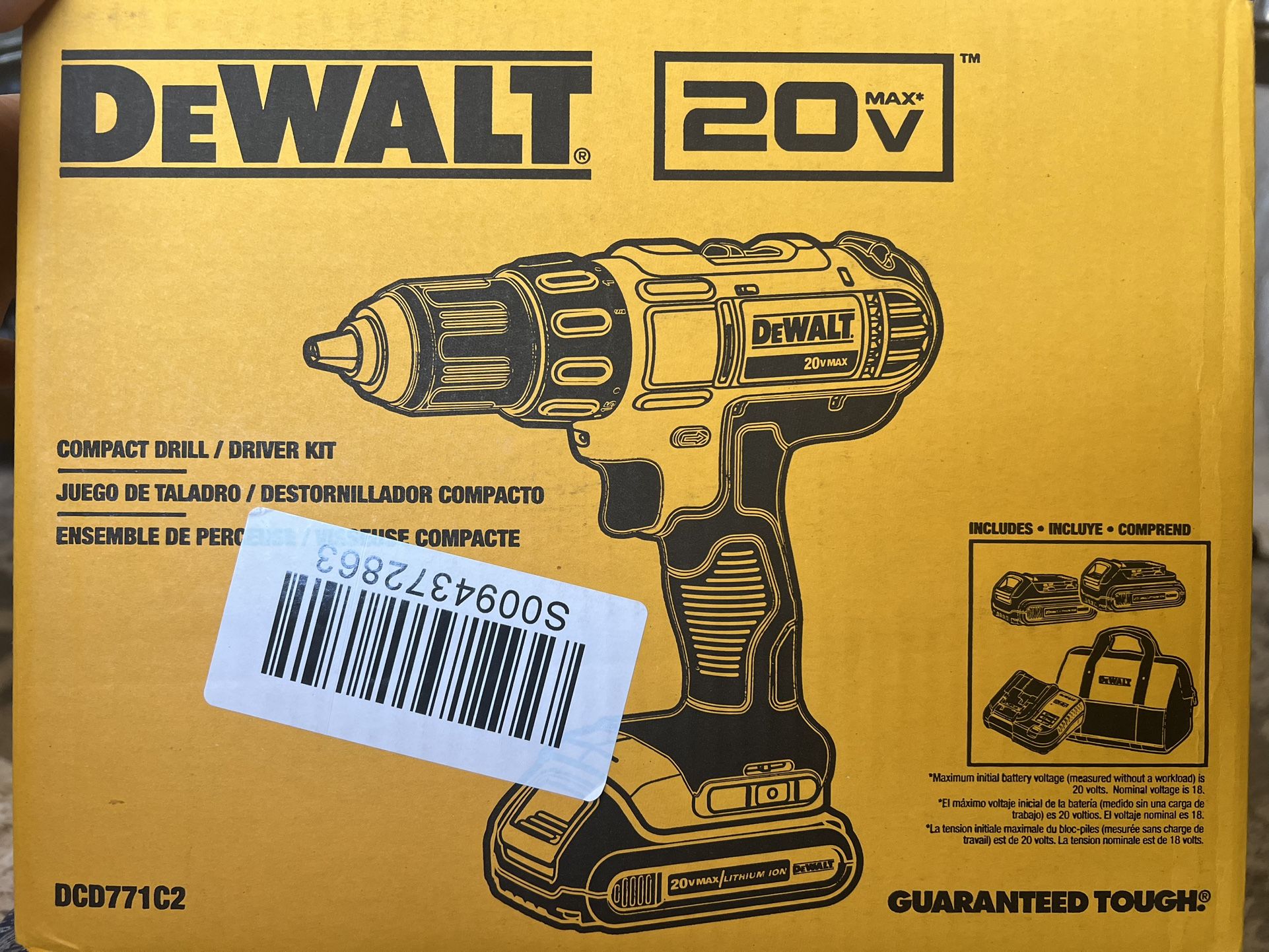 Dewalt 20v Drill Tool Kit