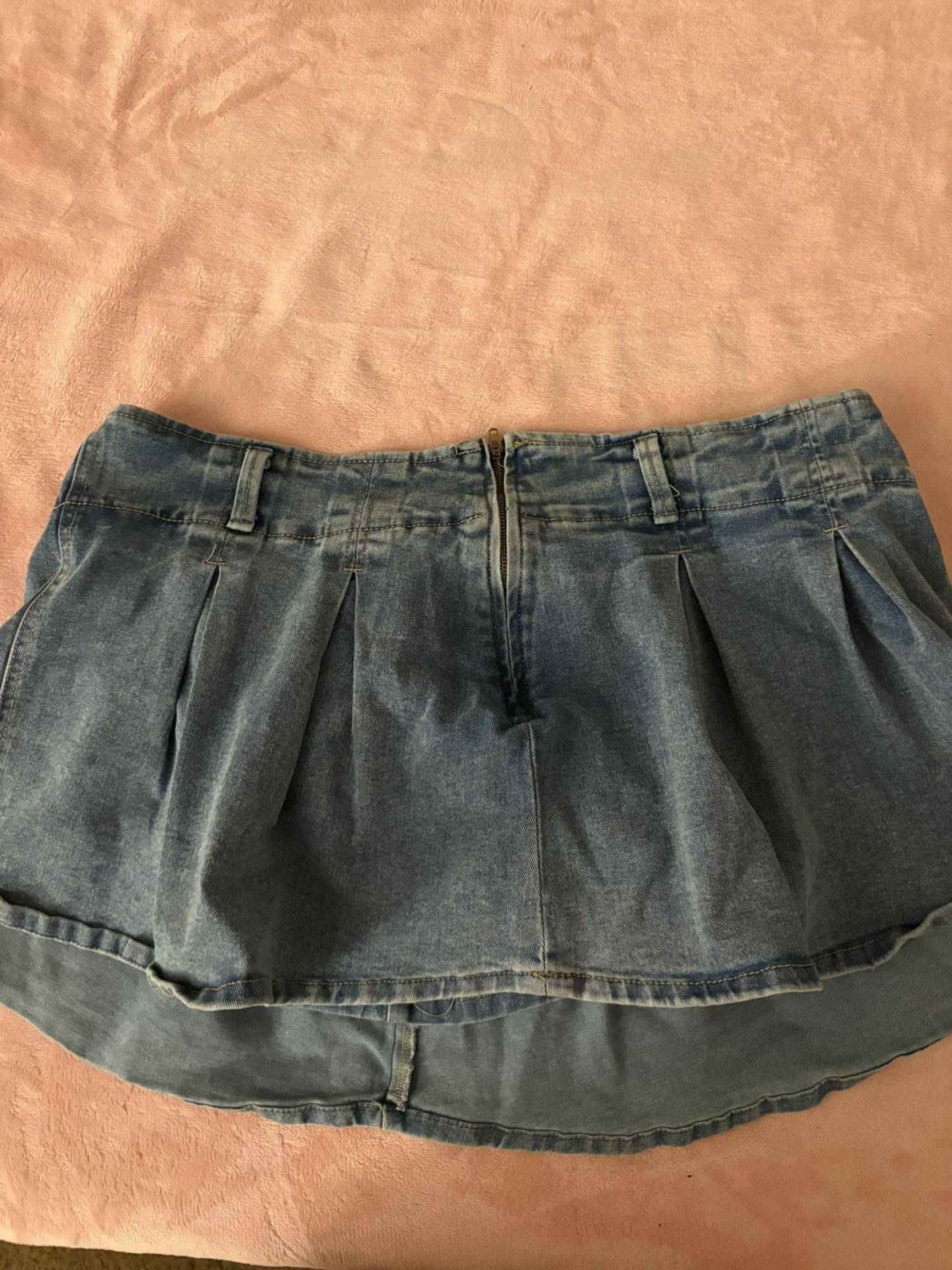 jean skirt