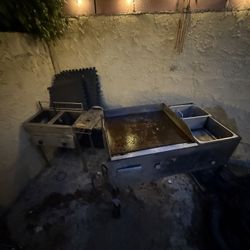 Propane Flat Top Grill & Propane Deep Fryer