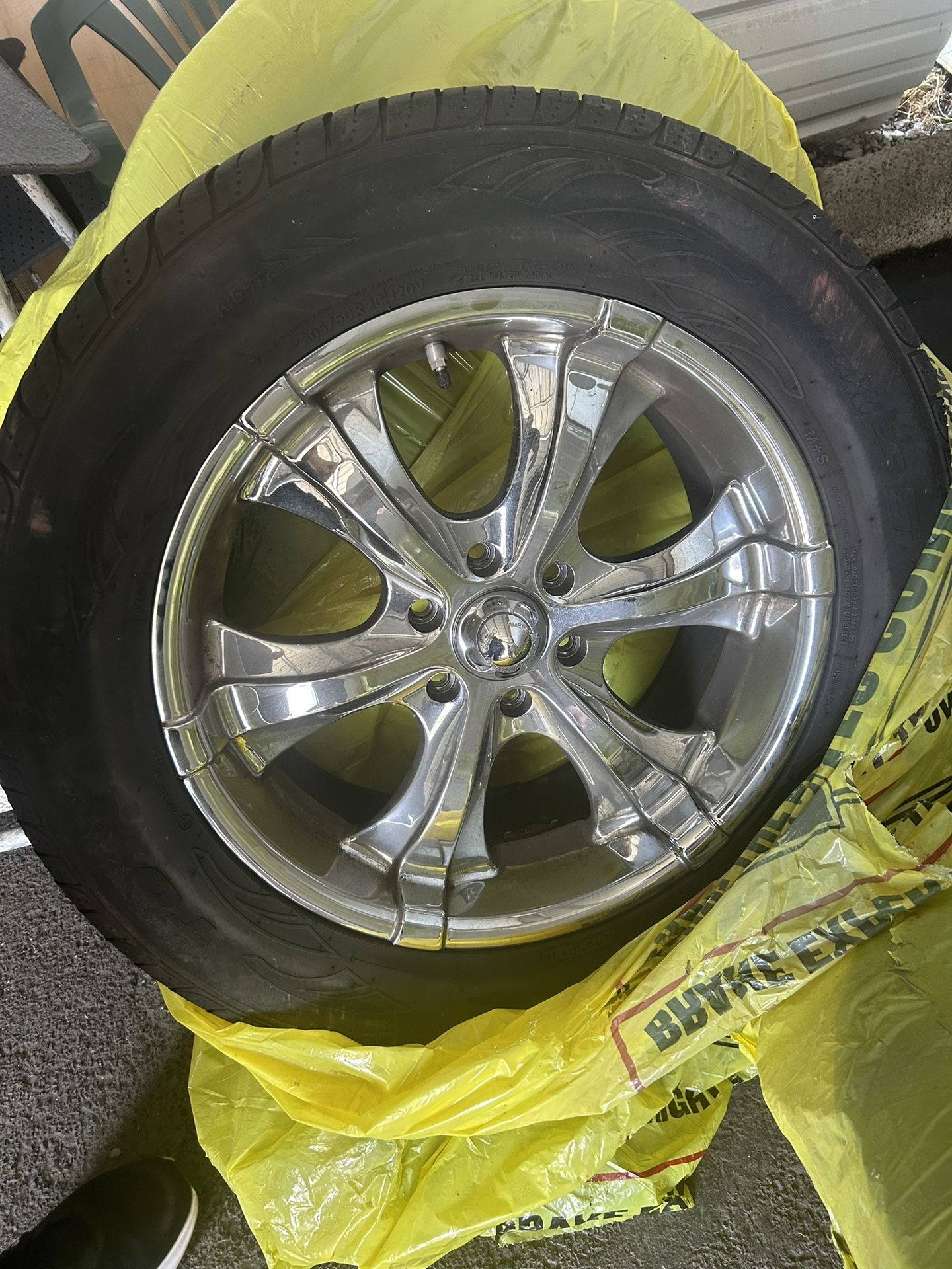 20’s Wheels & Tires. Tires Are In Good Condition