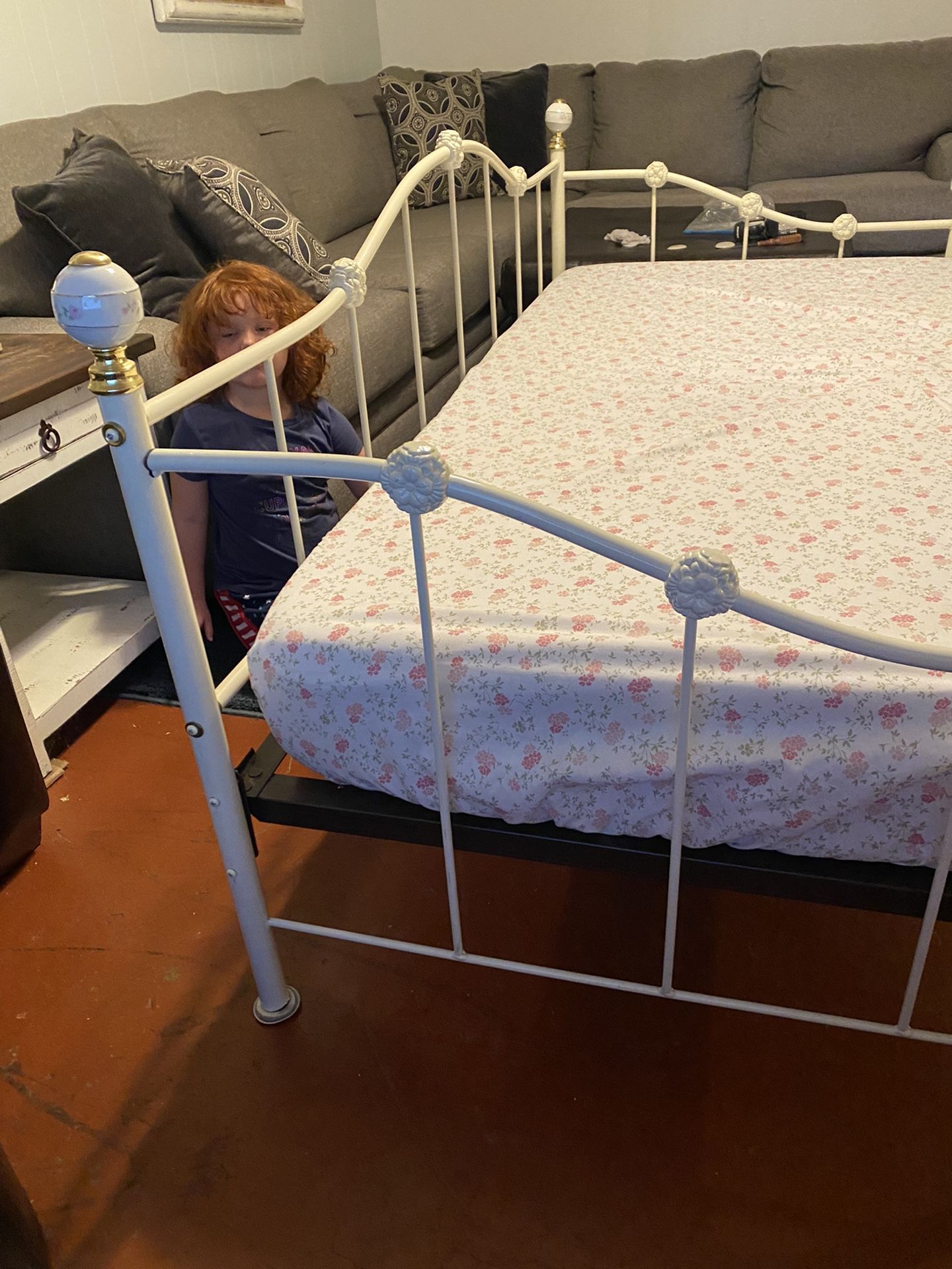 Nice Heavy Iron Bed