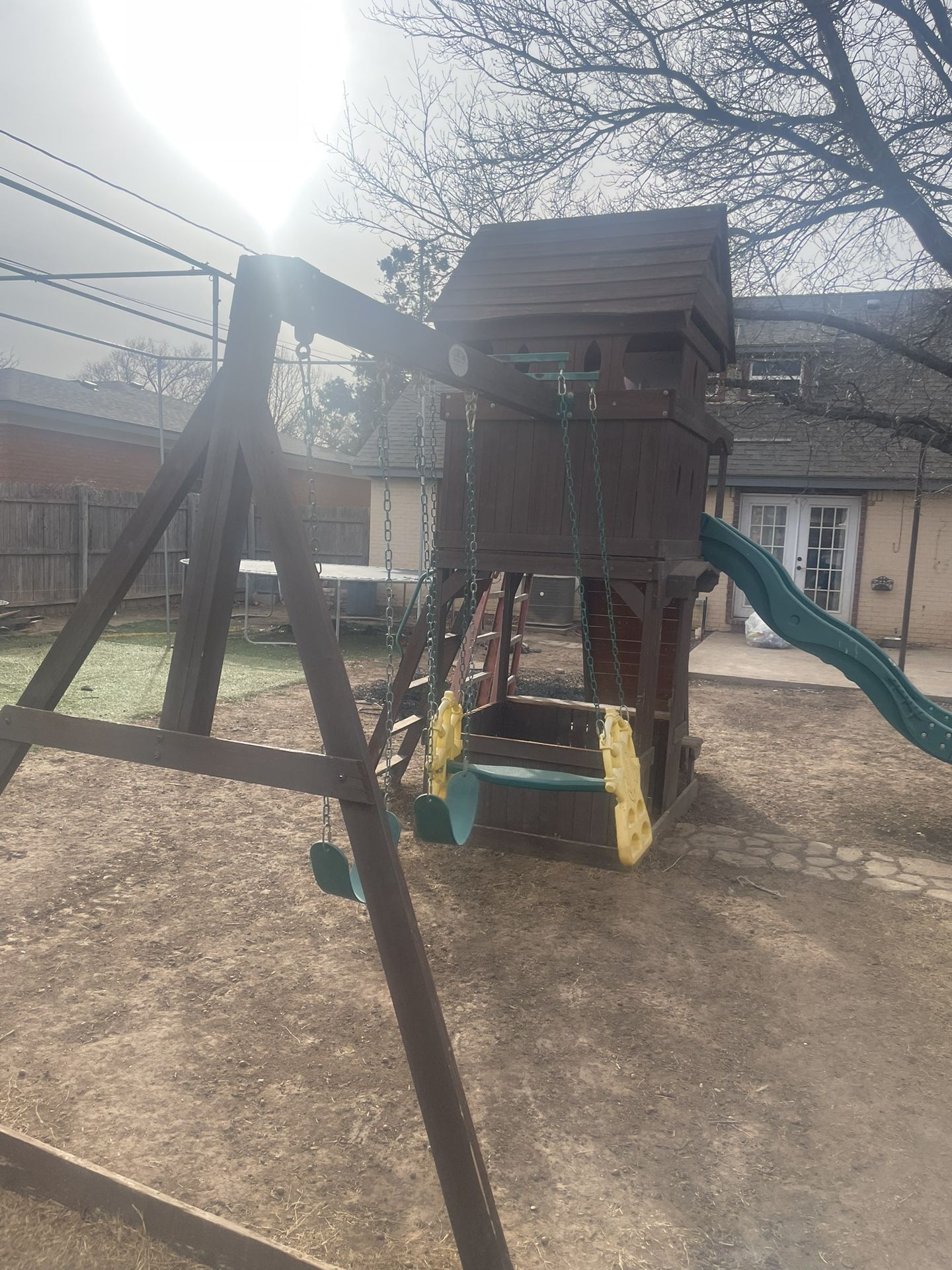 Backyard Swing Set And Club house for Sale in Amarillo, TX OfferUp