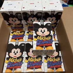 Mickey Family Cute Together Labubu Authentic