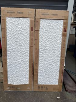 Decorative 3D White Large Format Tile 18”x47” - 35 SF PORCELANOSA