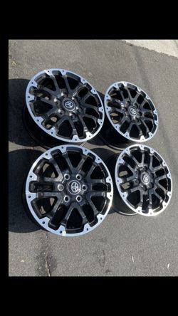 4 - 18x7.5 6x5.5 6x139.7 Stock TRD Toyota Tacoma Tundra 4Runner Yukon Tahoe Wheels Rims