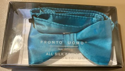 Pronto Uomo All Silk Bow Tie – Teal | Men’s Wearhouse | New in Box