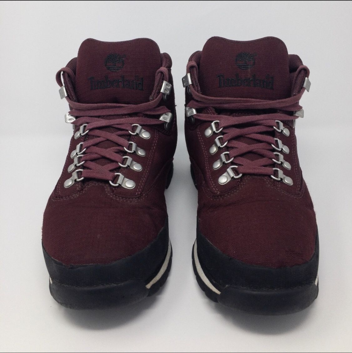 Men’s Timberland Burgundy waterproof size 9 wide winter boots