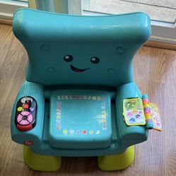 Teal Interactive Learning Chair for Kids