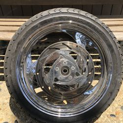 Harley Davidson Wheel, Tire and Rotor