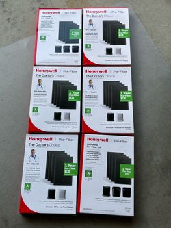 Honeywell HRF-A100 Pre-Cut Carbon Pre-Filter For HPA100 And HPA094 Series Air Purifiers - 4 Pack (Filter A)