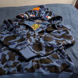 Bape Jacket Dark Blue 