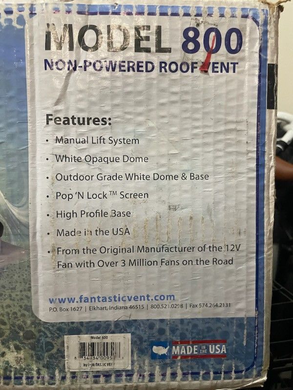 RV Vent