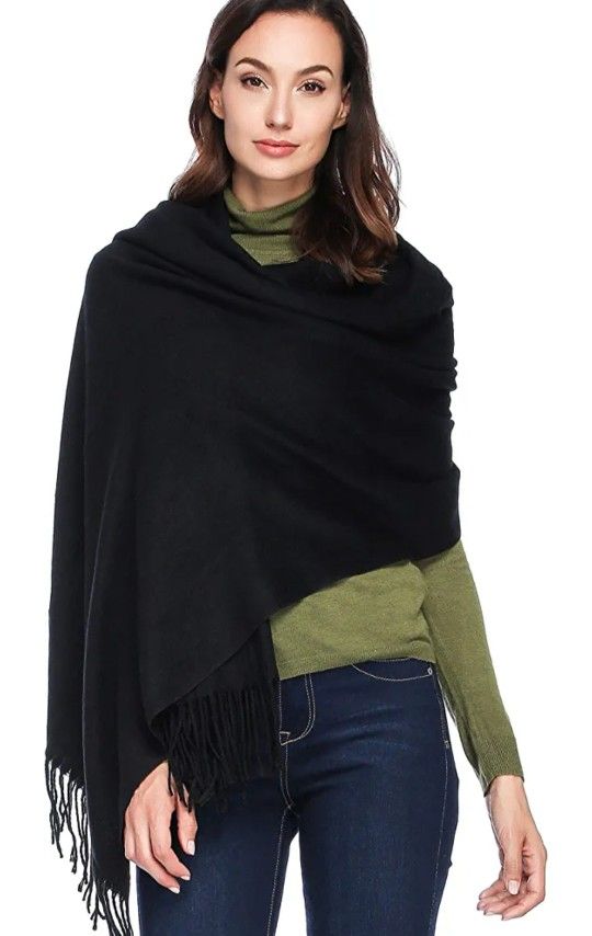 Super Cute Large Pashima (Black)